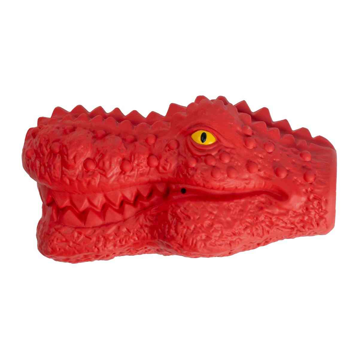 Ezra Play Crocodile - Red Rubber Toy