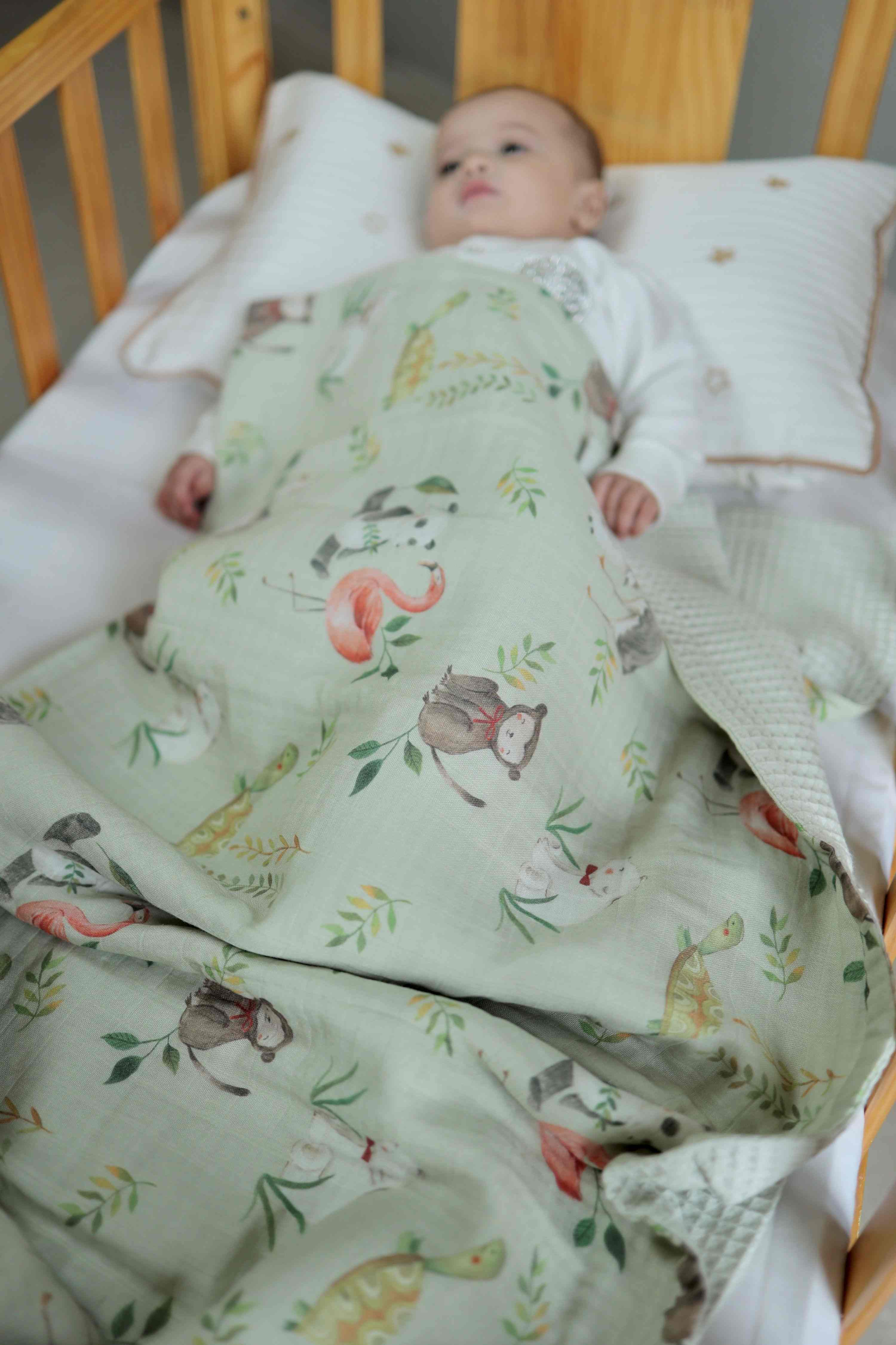 Safari Slumber Muslin Blanket