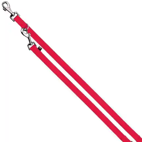 Trixie | Trixie Classic 3 Stage Adjustable Leash for Dogs, Red