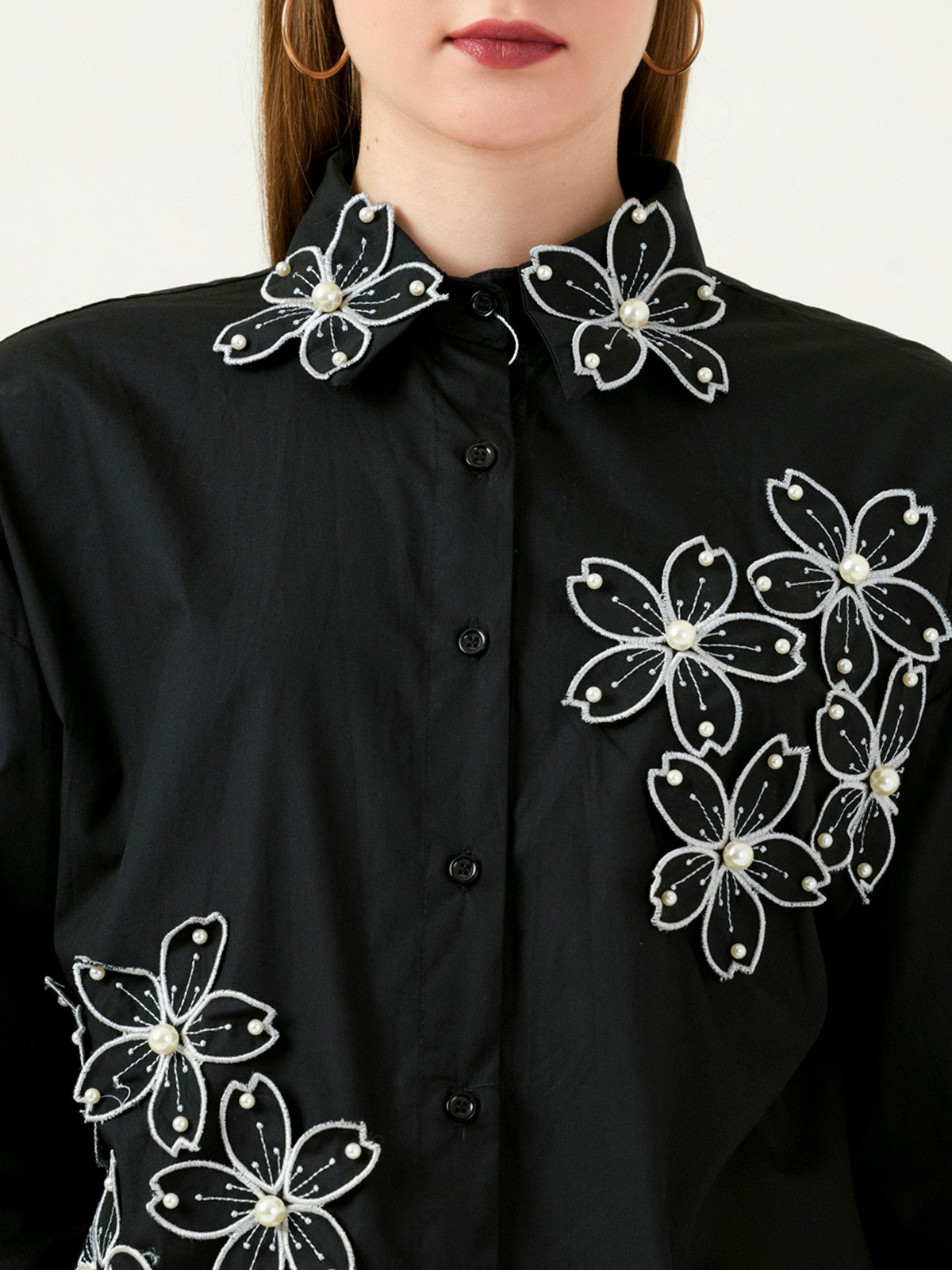 Albion Women Smart Premium Black Casual Shirt