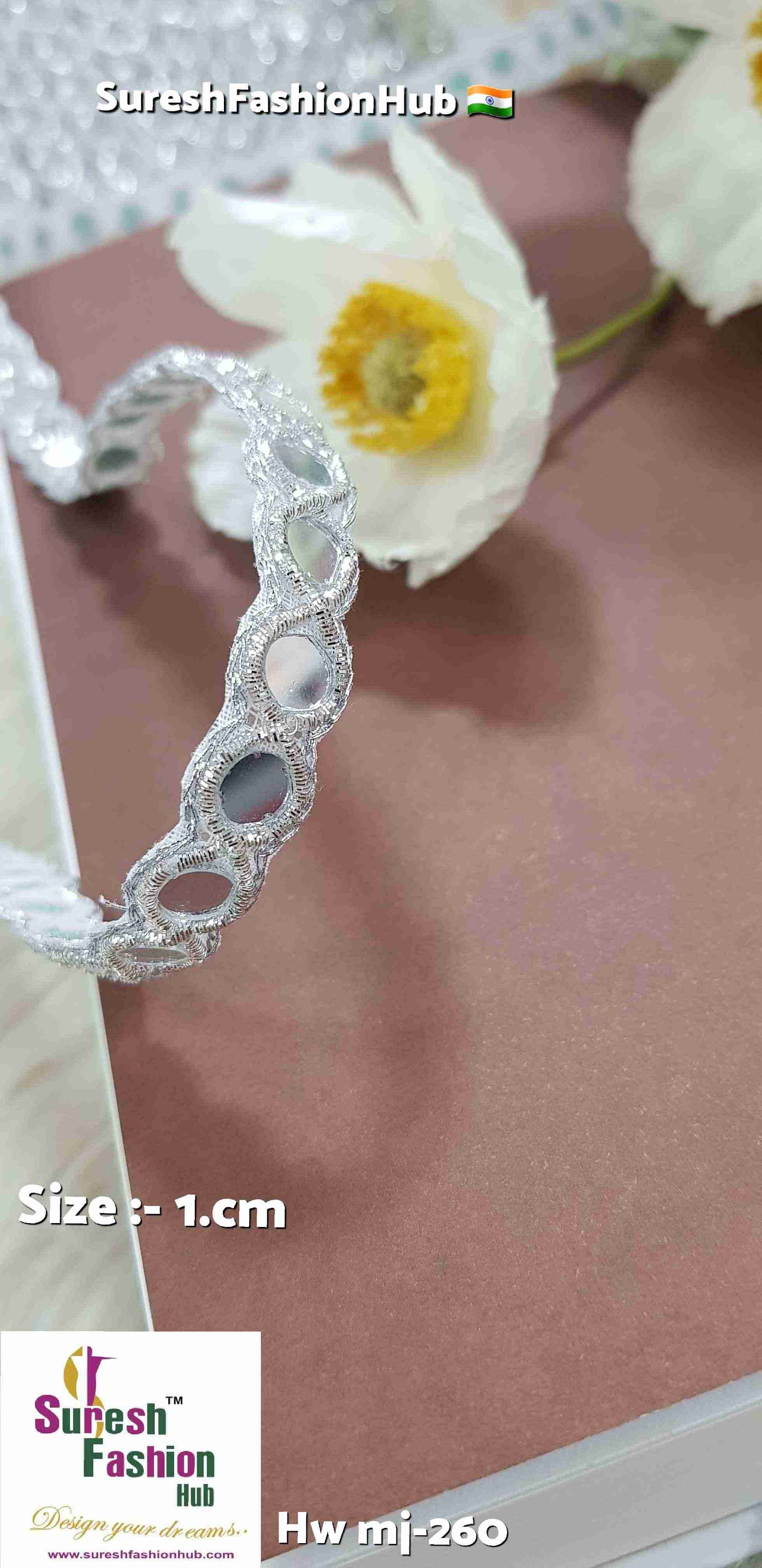 Nakshi Mirror Cutwork Lace