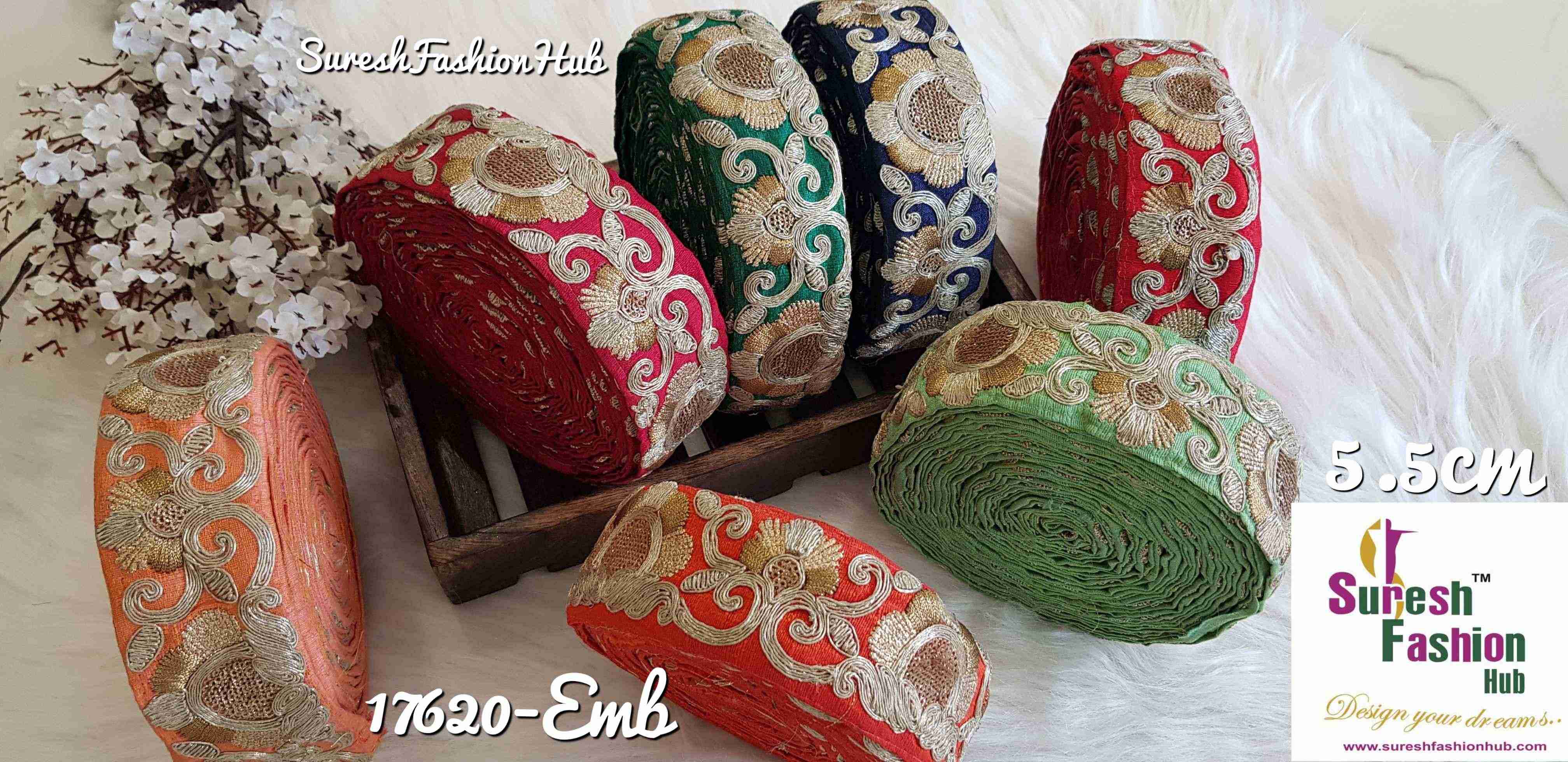 Indian Laces Embellishments Embroidery Saree Border   Wholesale Silk Crafting Sewing Decorative Designer Ribbons  #bohobagmaking #fedorahats  #minne   #lndianlaces  #Sareeborder #アニー都城   #pasamanerías #pasamaneriasbordadas # Embellishments #可愛いマスク  #Embroiderytrimmings  #アクセサリーパーツ #インドレース  #homedecorating #galonesimpor