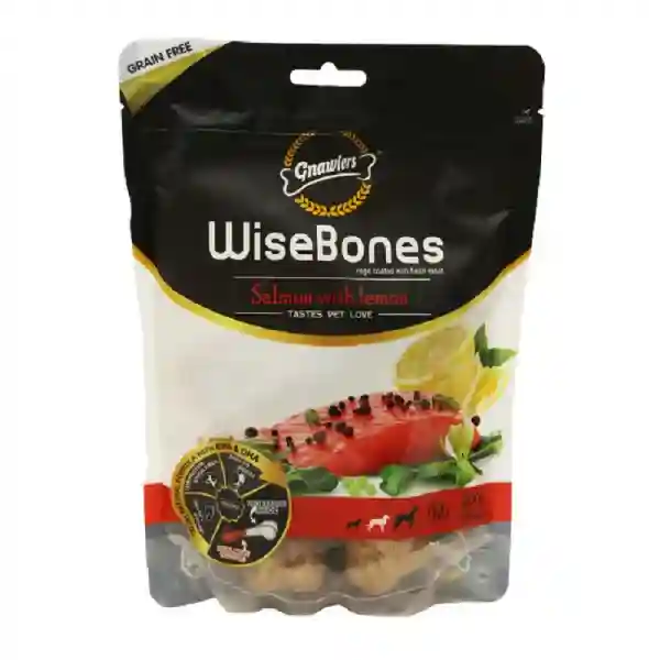 Gnawlers | Gnawlers Wisebones Salmon With Lemon Dog Treats