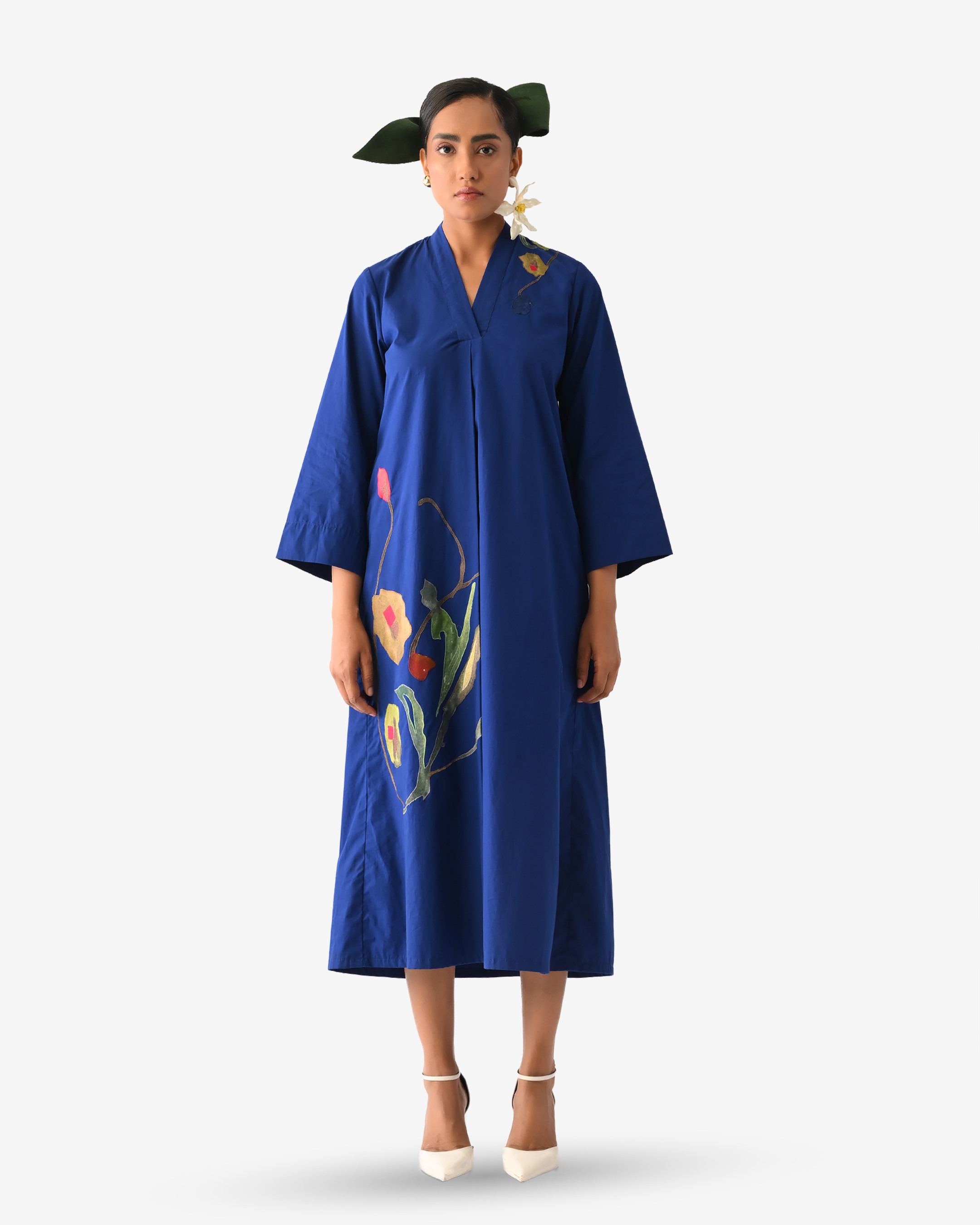 Botanica Rb Pg Aline Appliqué Dress