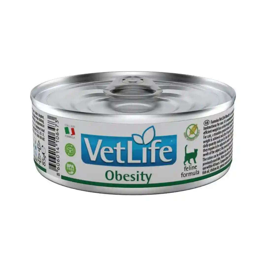 Farmina Vet Life Obesity Wet Cat Food 85g