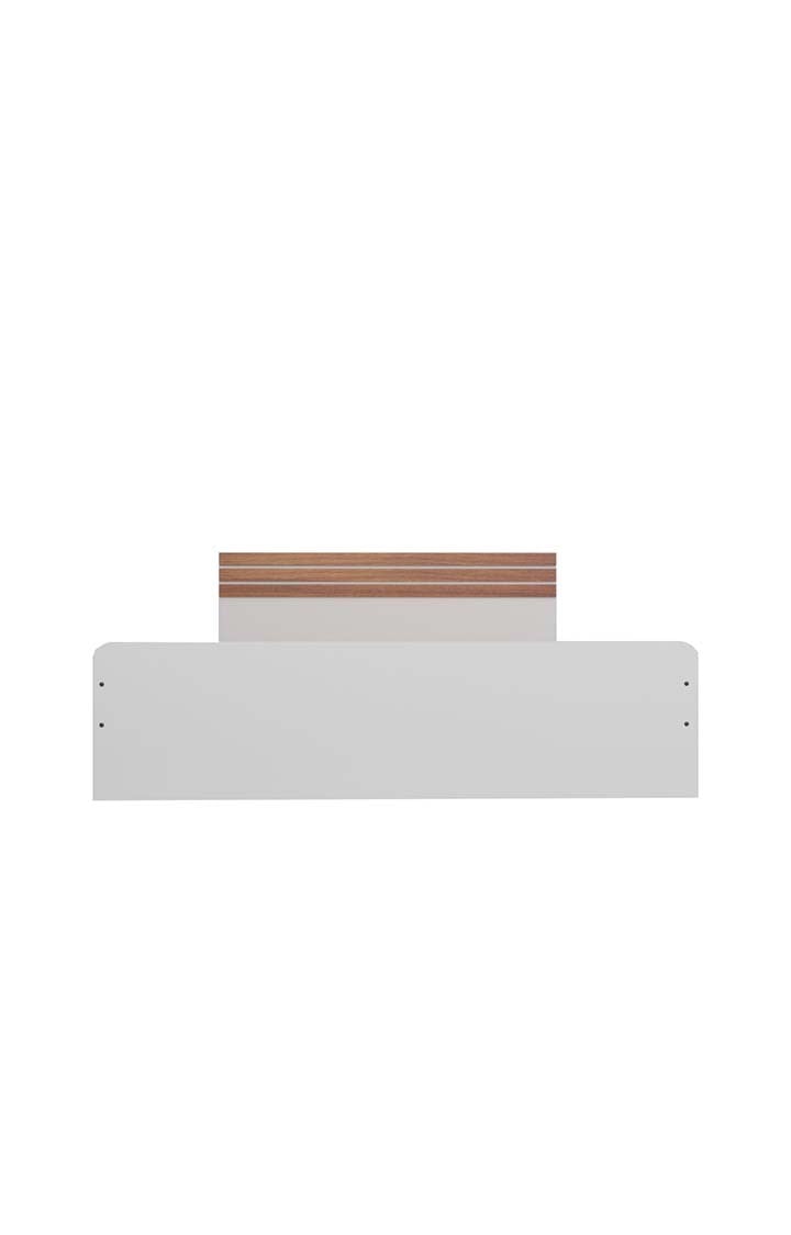 neudot Valancia King Size Bed Without Storage - Frosty White