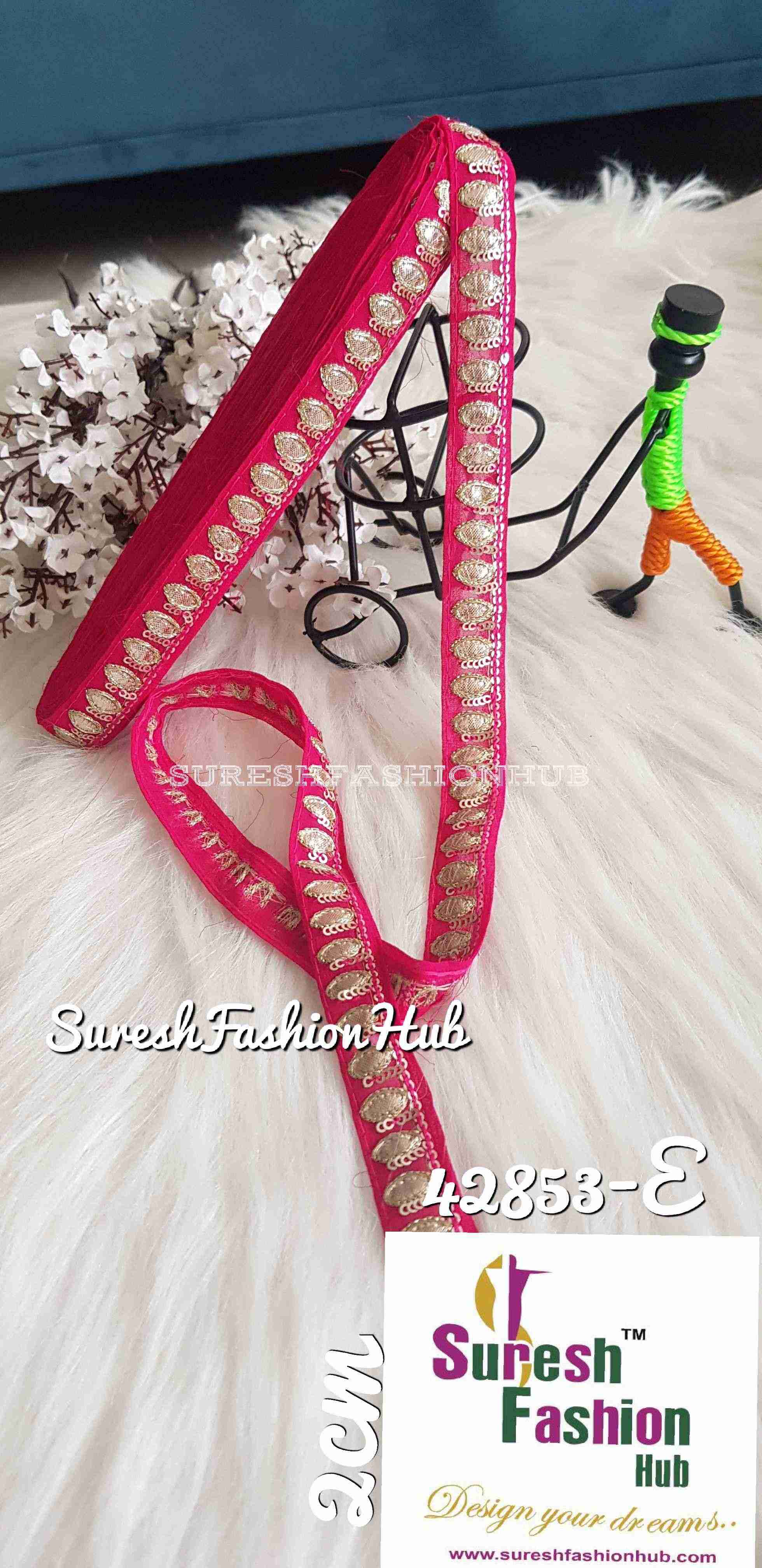 Pretty Pink Gota Pati Trim