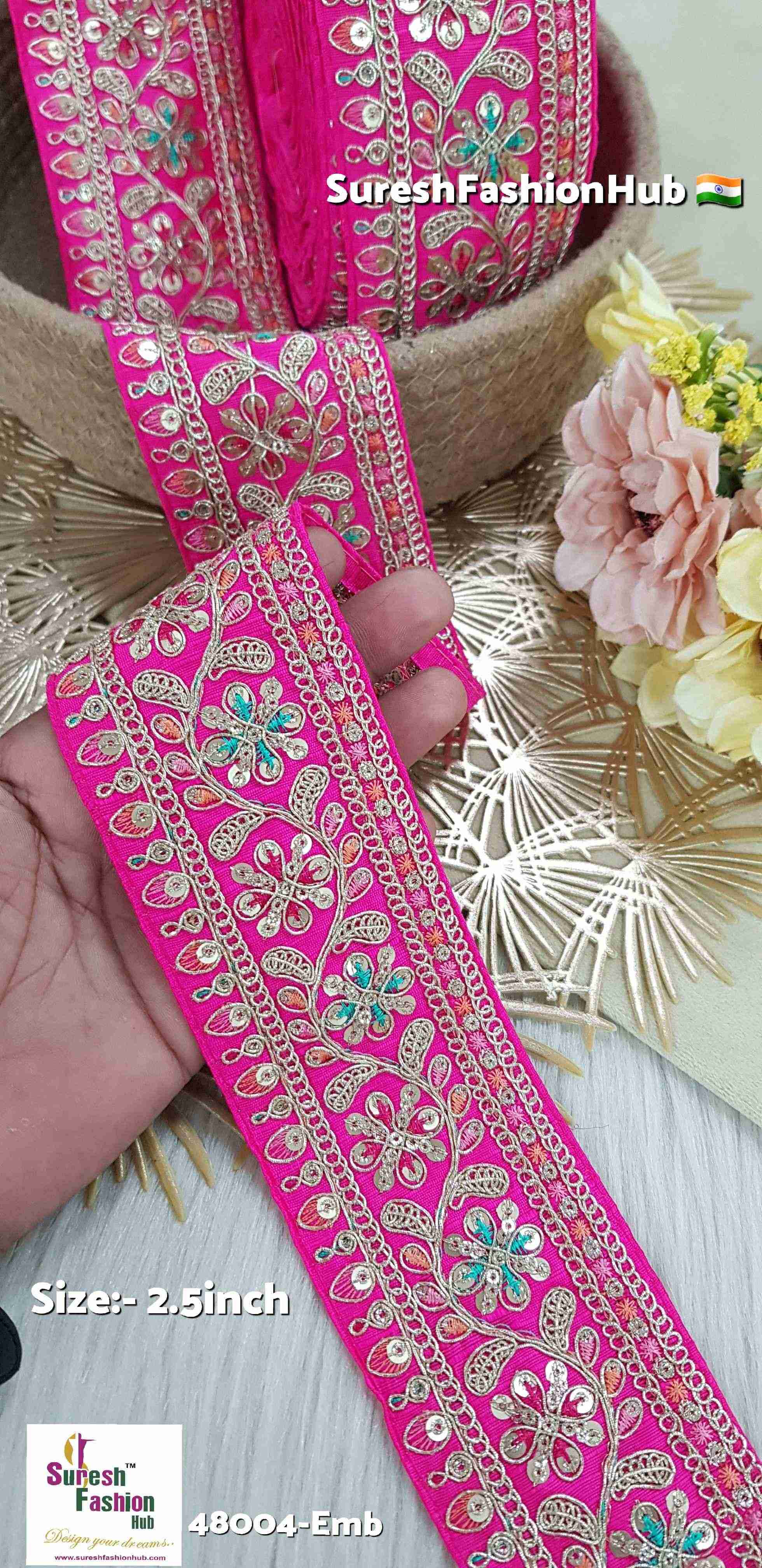 Rani Sabya Royal Floral Embroidery Lace