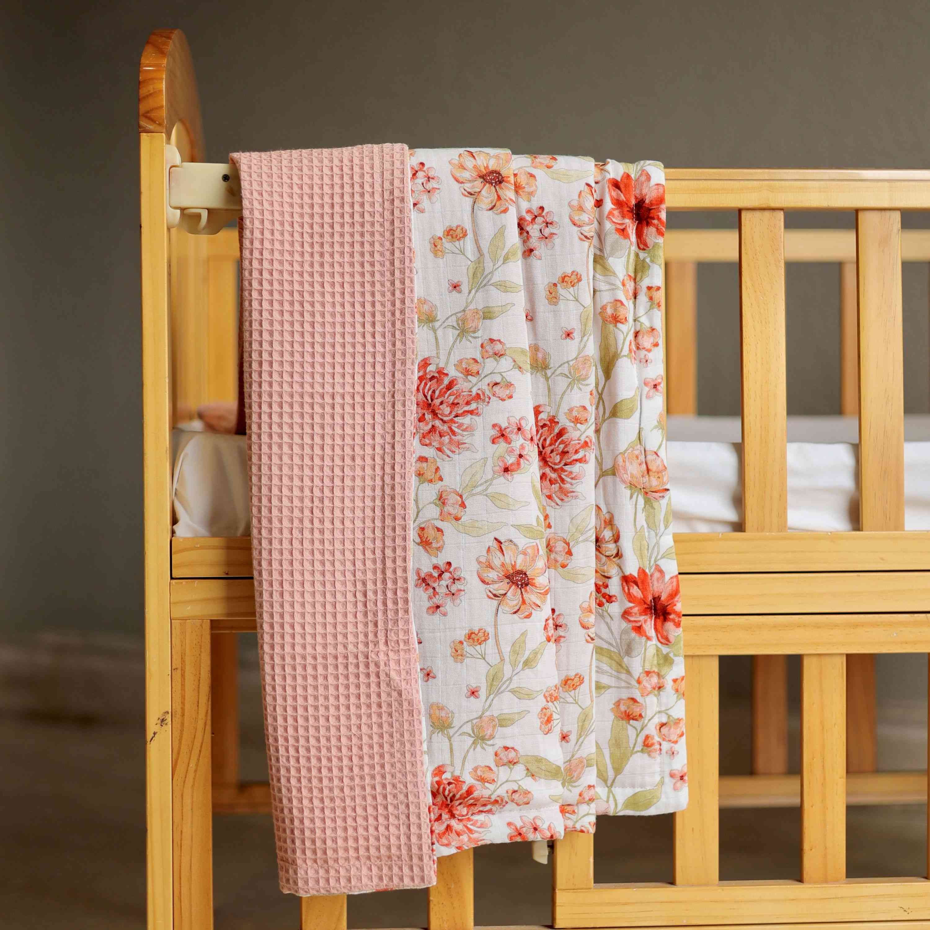 Blossom Dreams Muslin Blanket