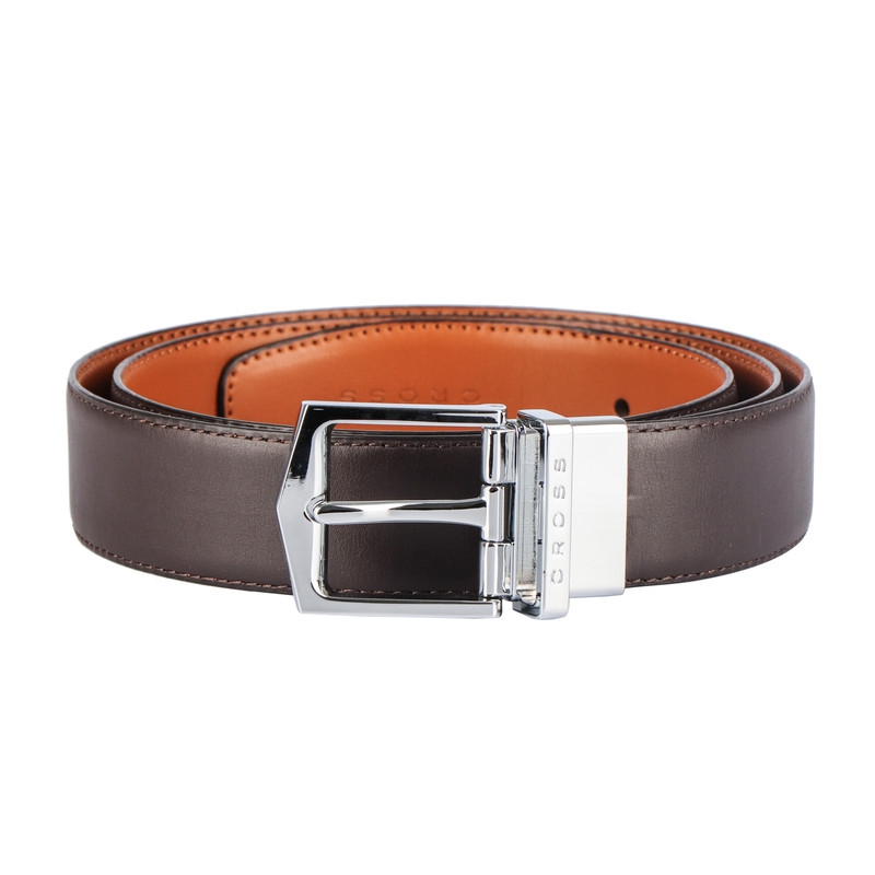 Turtle | Mens Leathher Belt - 35mm Pronged shiny nickel ﬁnish buckle with
leather strap ﬁnish(Reversible) 0