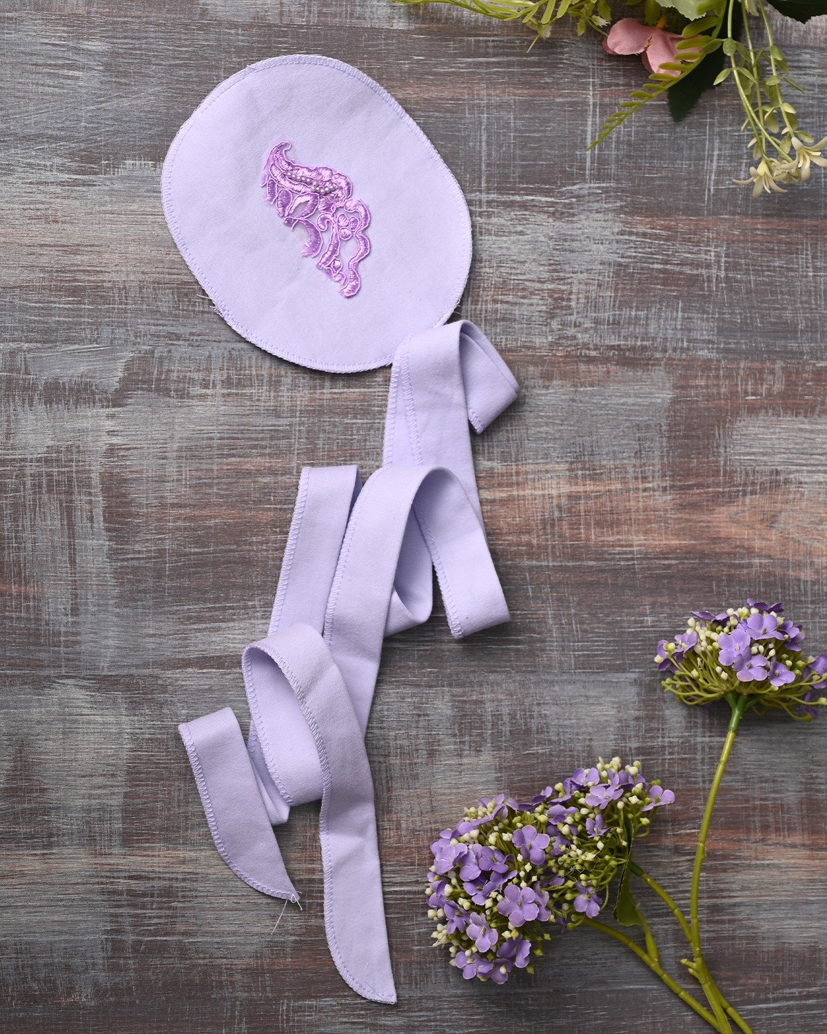 Lavender LoveBug Romper Set