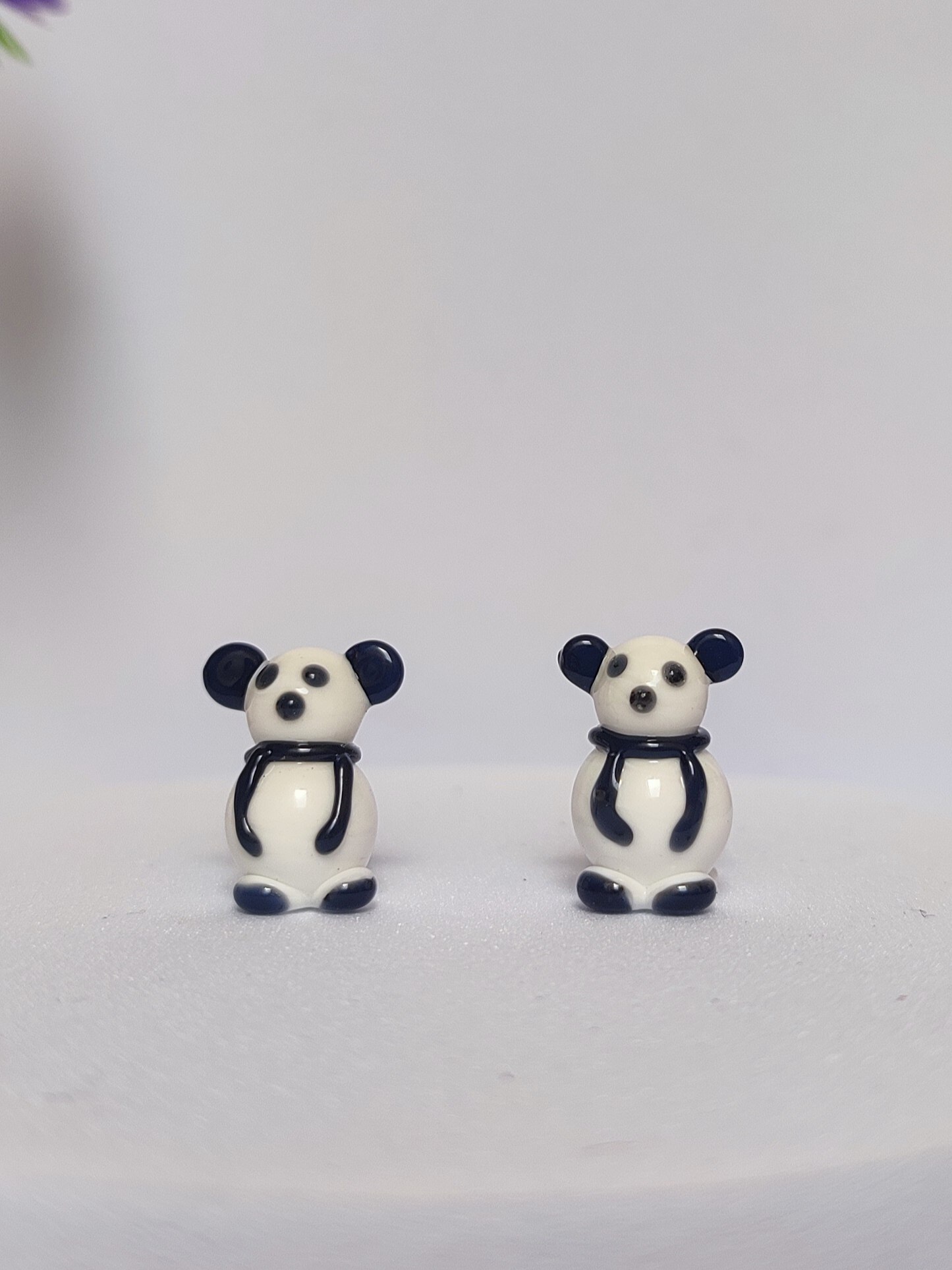 Glass Miniature Baby Panda