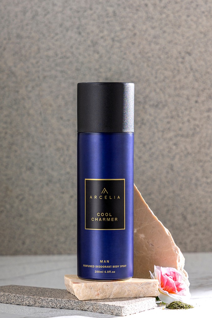 Cool Charmer Perfumed Deodorant for Men - 200 ml, 133 gm
