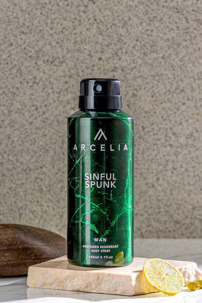 Sinful Spunk Perfumed Deodorant for Men - 150 ml, 100 gm