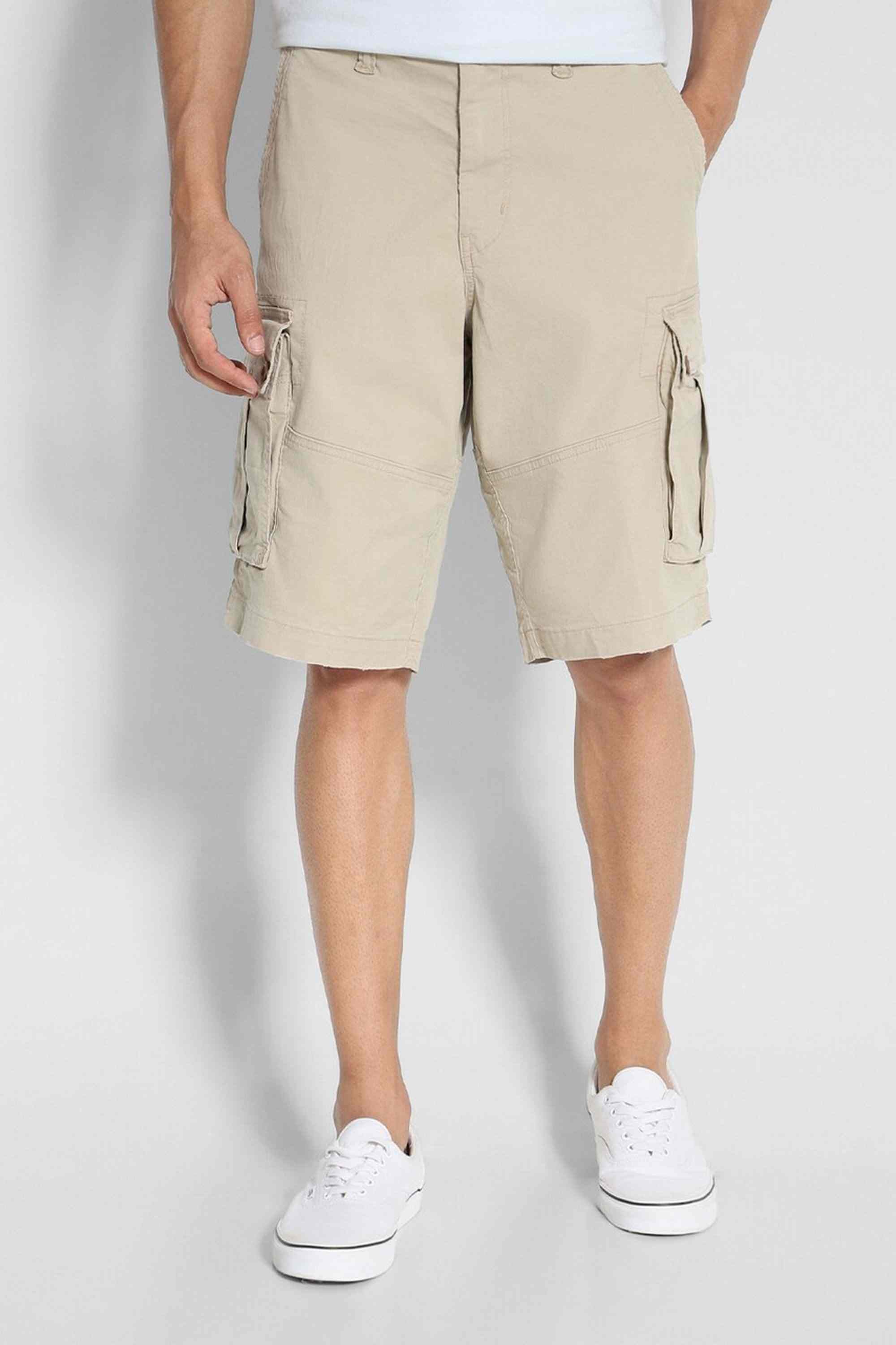 Solid Cotton Men's Shorts