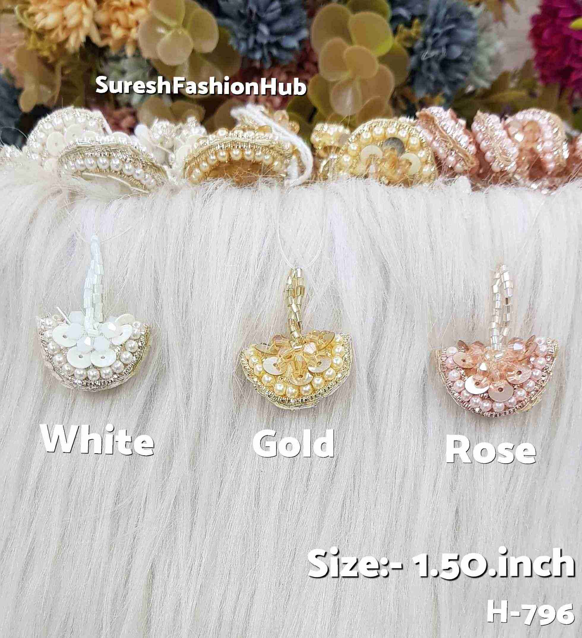 Radiant Gold Crystal Tassels
