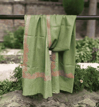 Olive Green Tilla stole