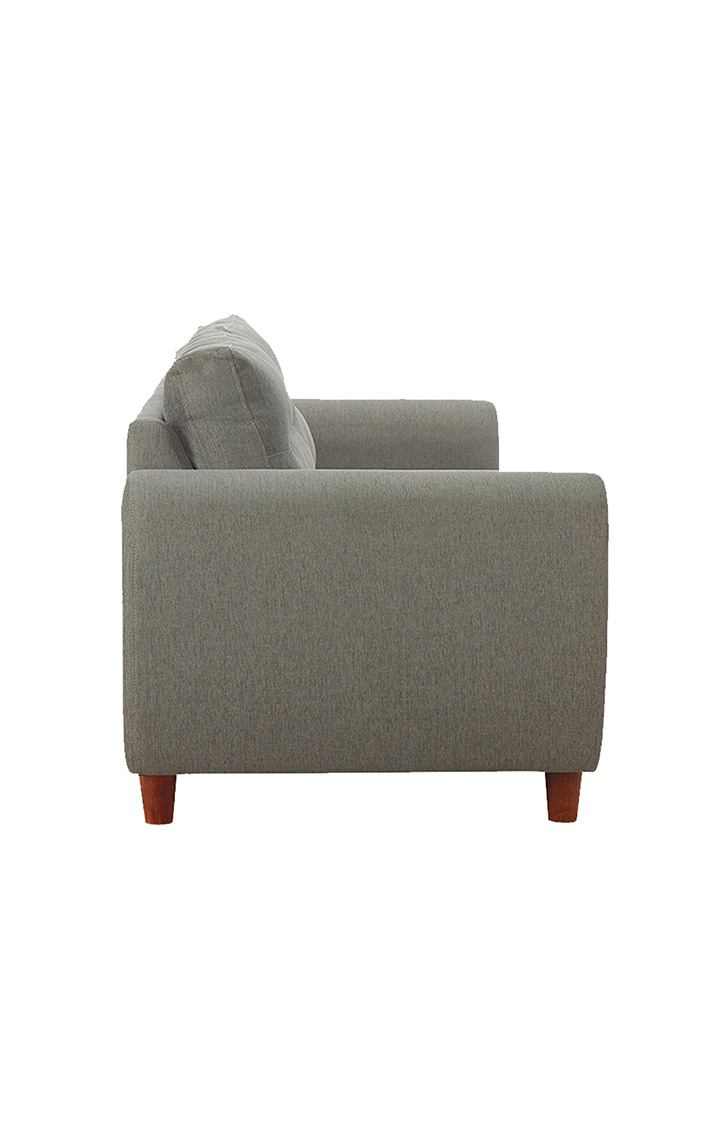 neudot Scott Sofa for Living Room |3 Persons Sofa|Premium Fabric with Cushioned Armrest | Solid Wood Frame|3 Seater in Misty Grey Color