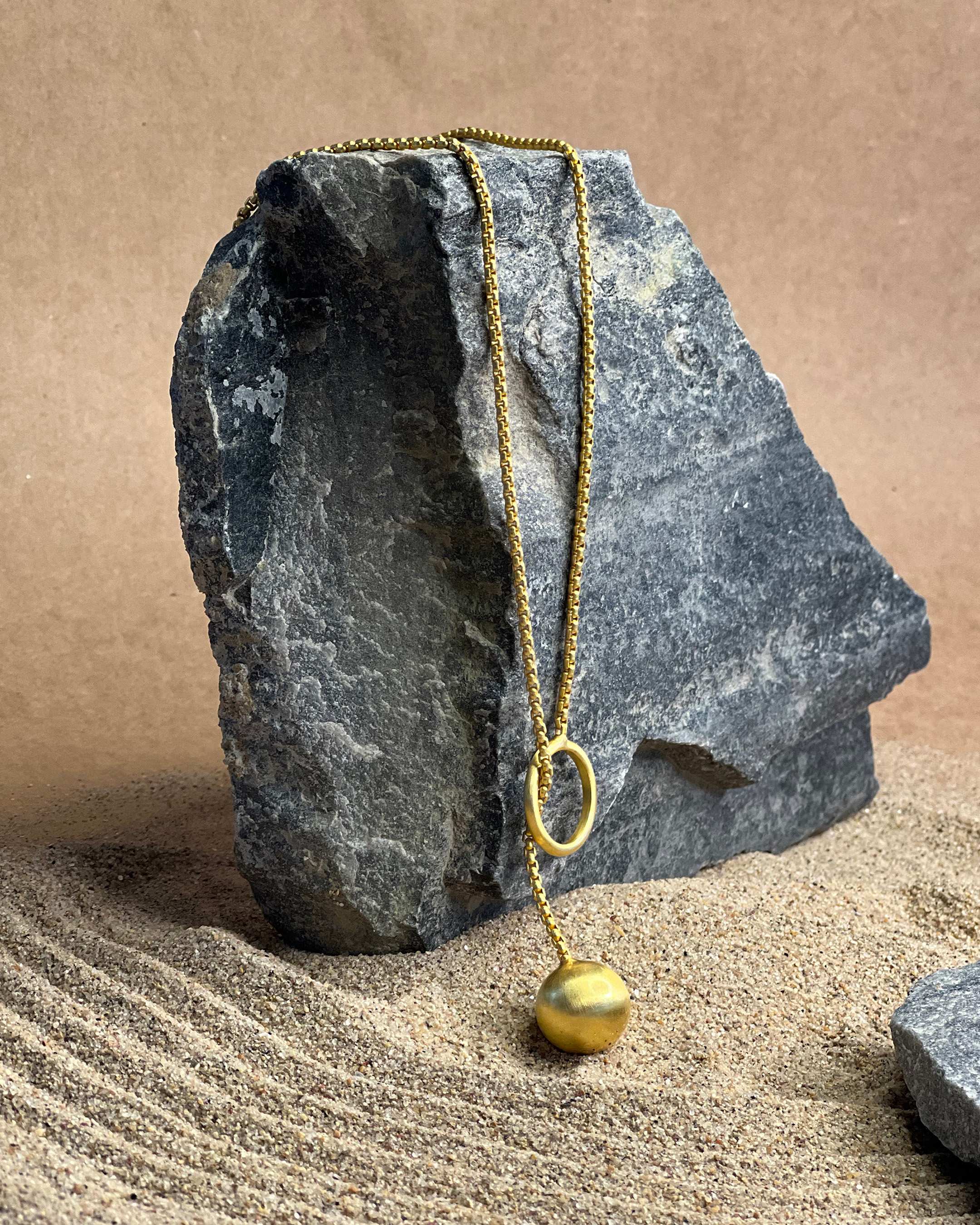 Halo And Ball Necklace