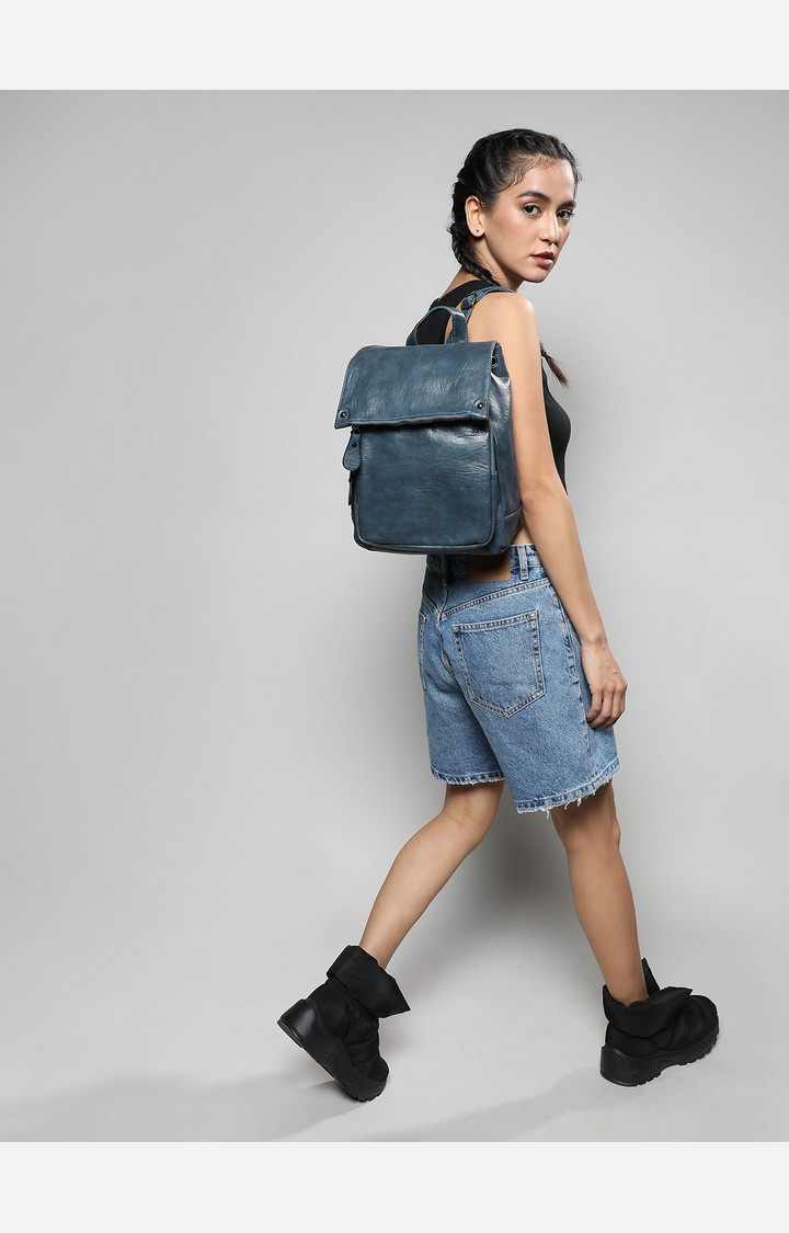 Women's Blue Backpack
