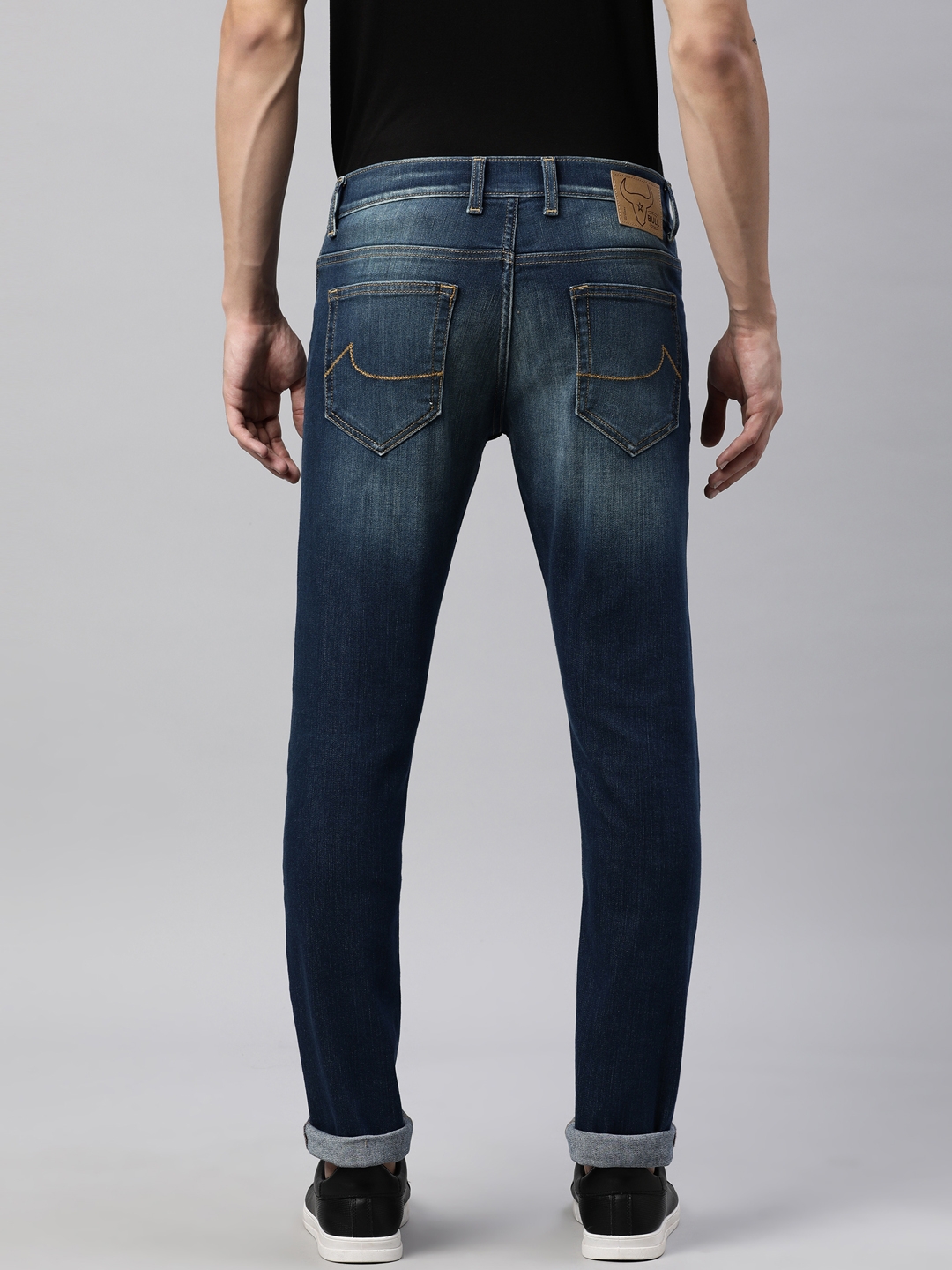 American Bull | American Bull Mens Solid Full length Denim Jeans 1