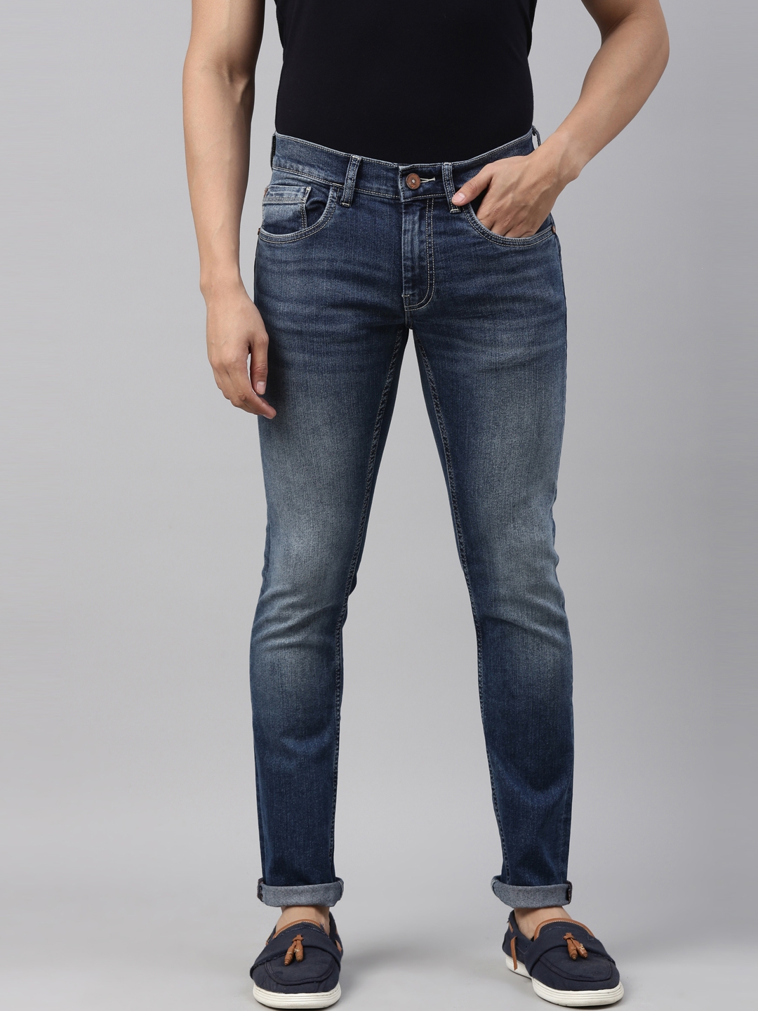 American Bull | American Bull Mens Denim Jeans With 5 Pockets 0