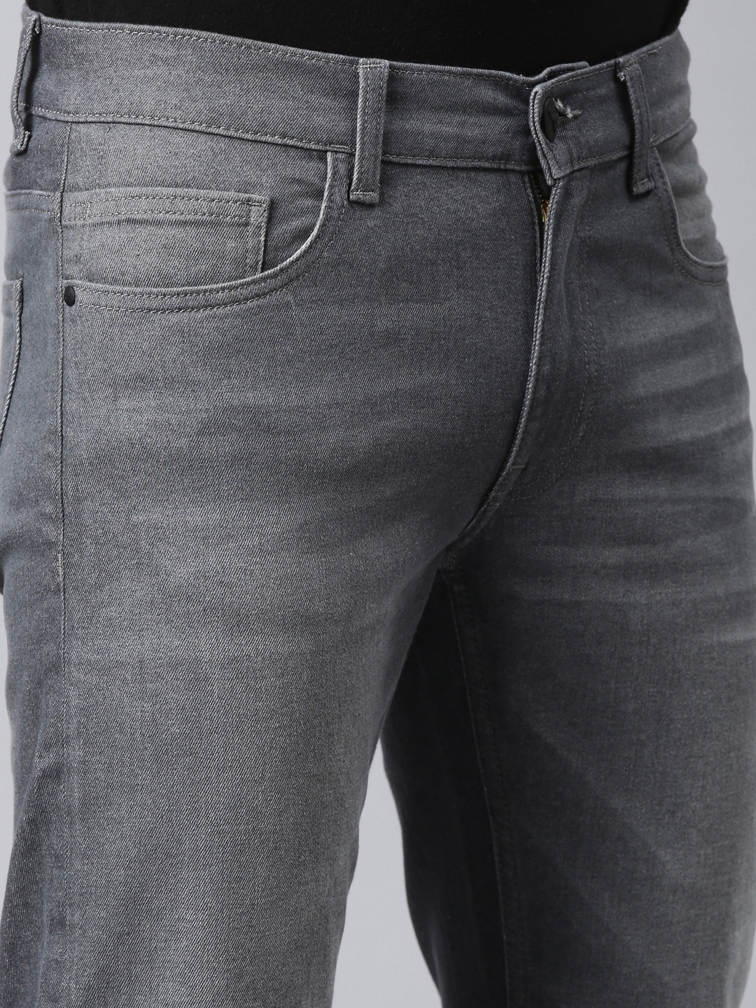 American Bull | American Bull Mens Solid Full length Denim Jeans 3