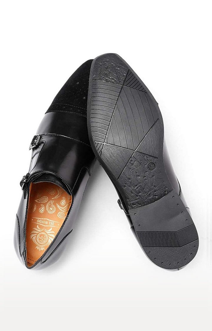 DEL MONDO | Del Mondo Genuine Leather Grey & Blue Colour Casual Lace Up Shoe For Mens 2