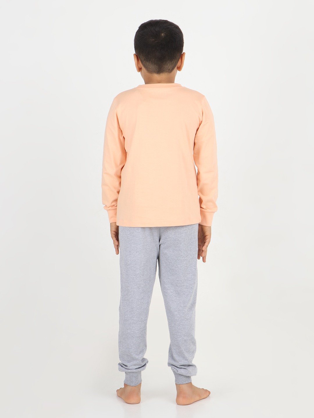 Boys 2 piece printed jogger lounge set- Sky Blue