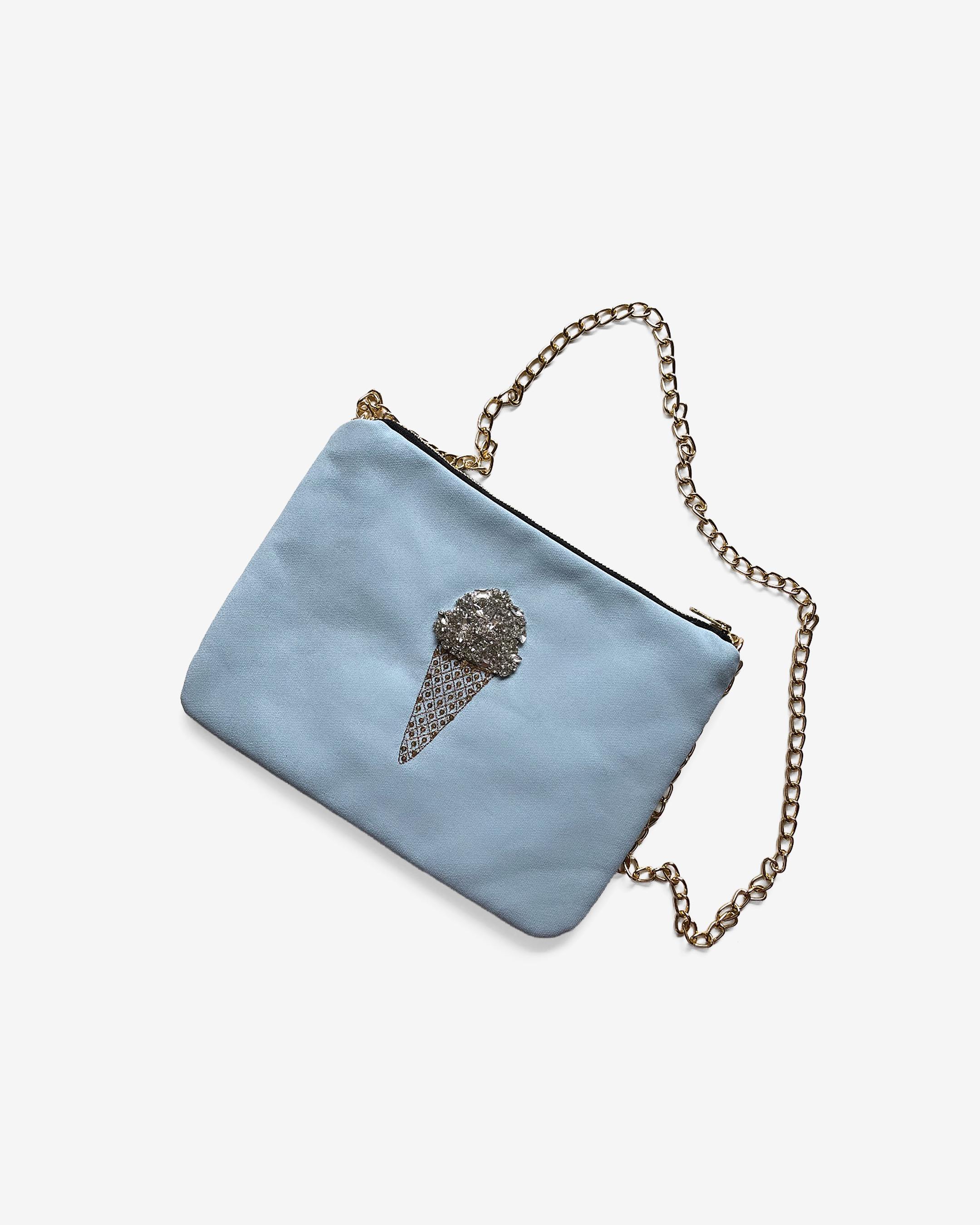 Ice Cream Pochette ( Minty Blue)