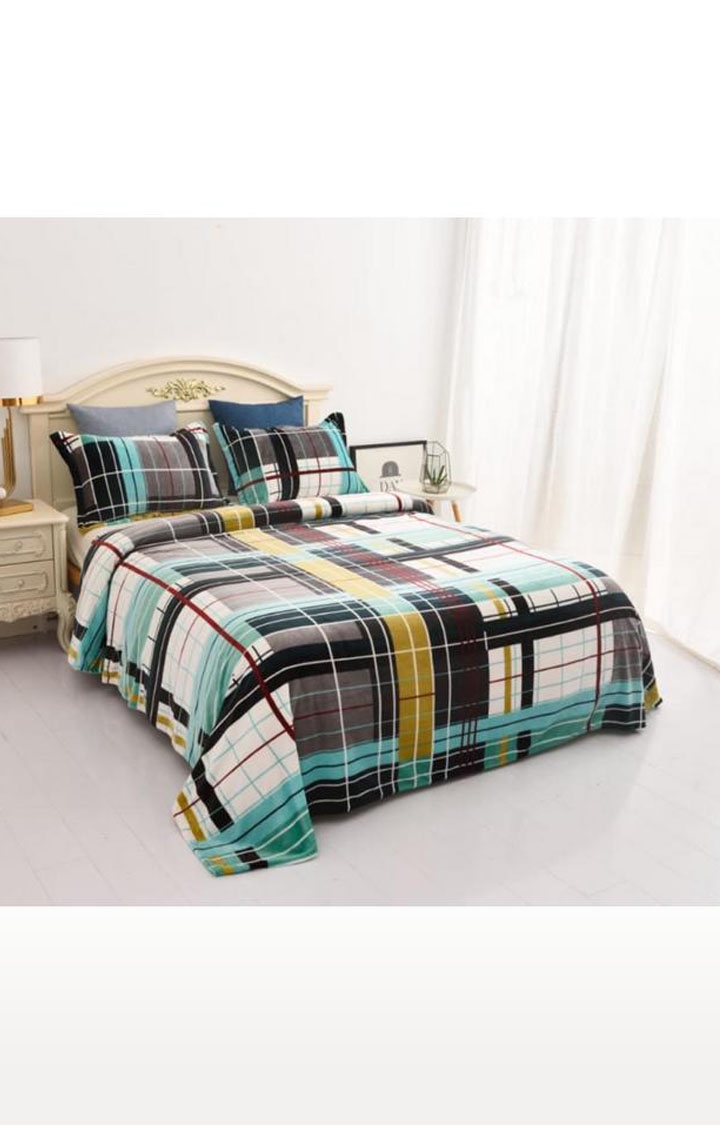 Sita Fabrics | Sita Fabrics Premium Super Soft Light Weight Printed Double Bed Velvet AC Blanket |90x100 Inches 0