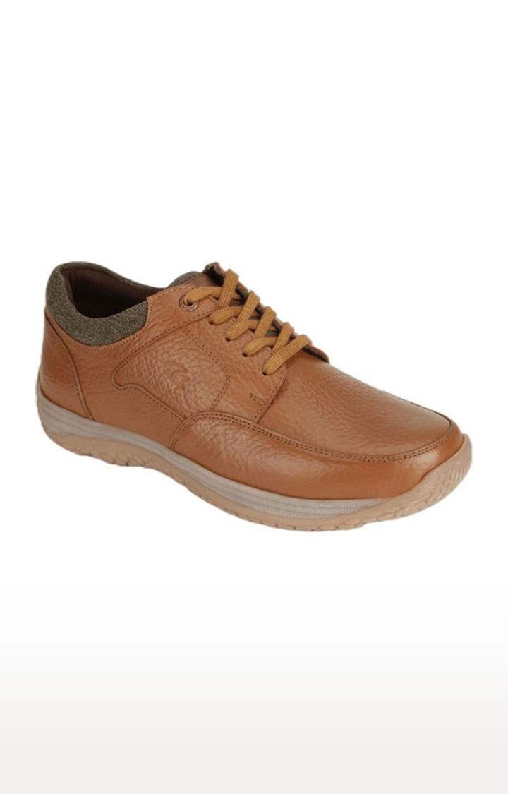 Men's Brown Leather Casual Lace-ups