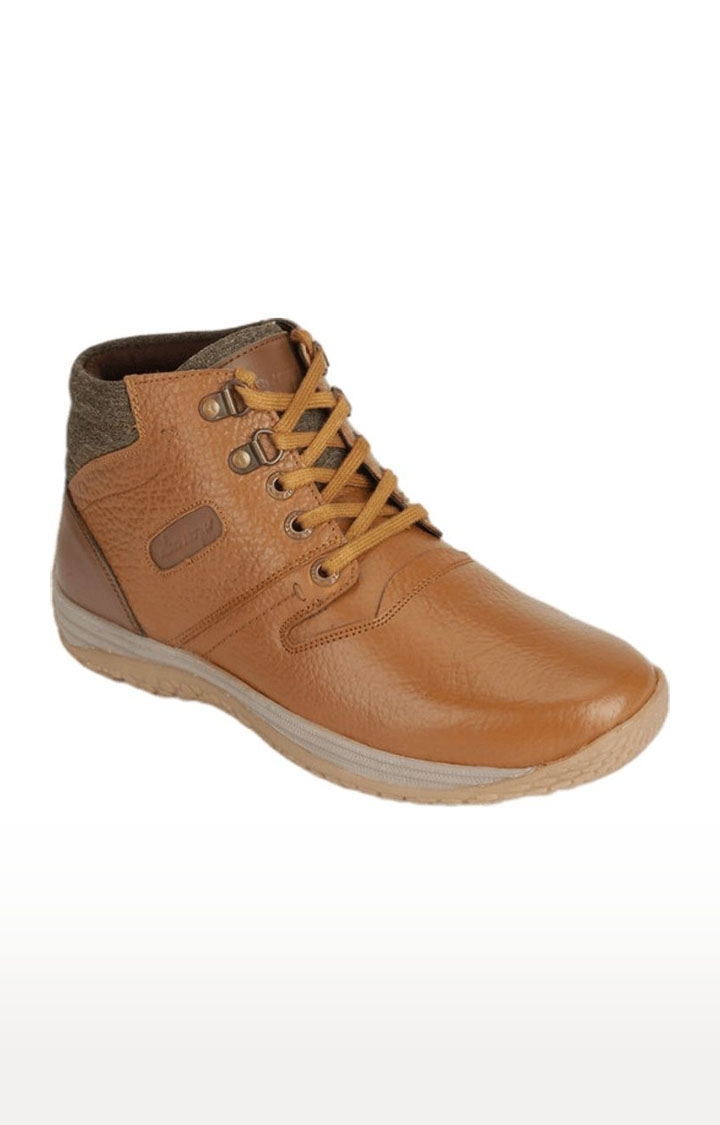 Allen Cooper | Men's Brown Leather Boots 0