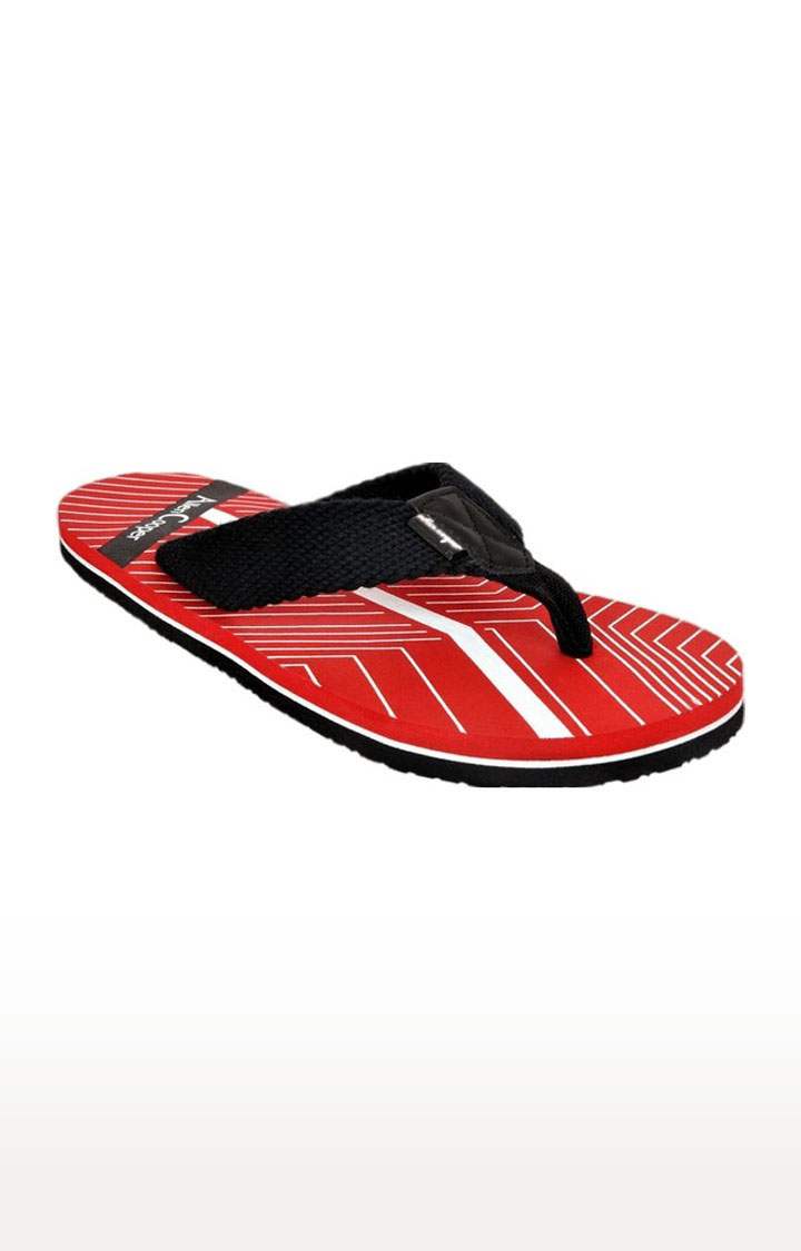 Men s Red Synthetic Slippers