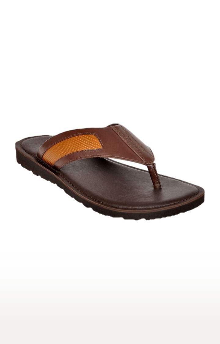 Mens leather look slippers on sale