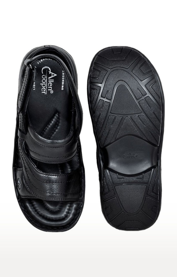 Men s Black Rubber Sandals