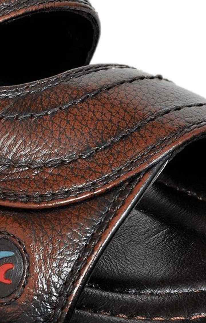 Men's Brown Rubber Sandals