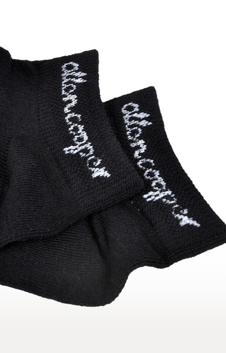 Allen Cooper Multi-Coloured Solid Pack of 3 Ankle Socks (300099)