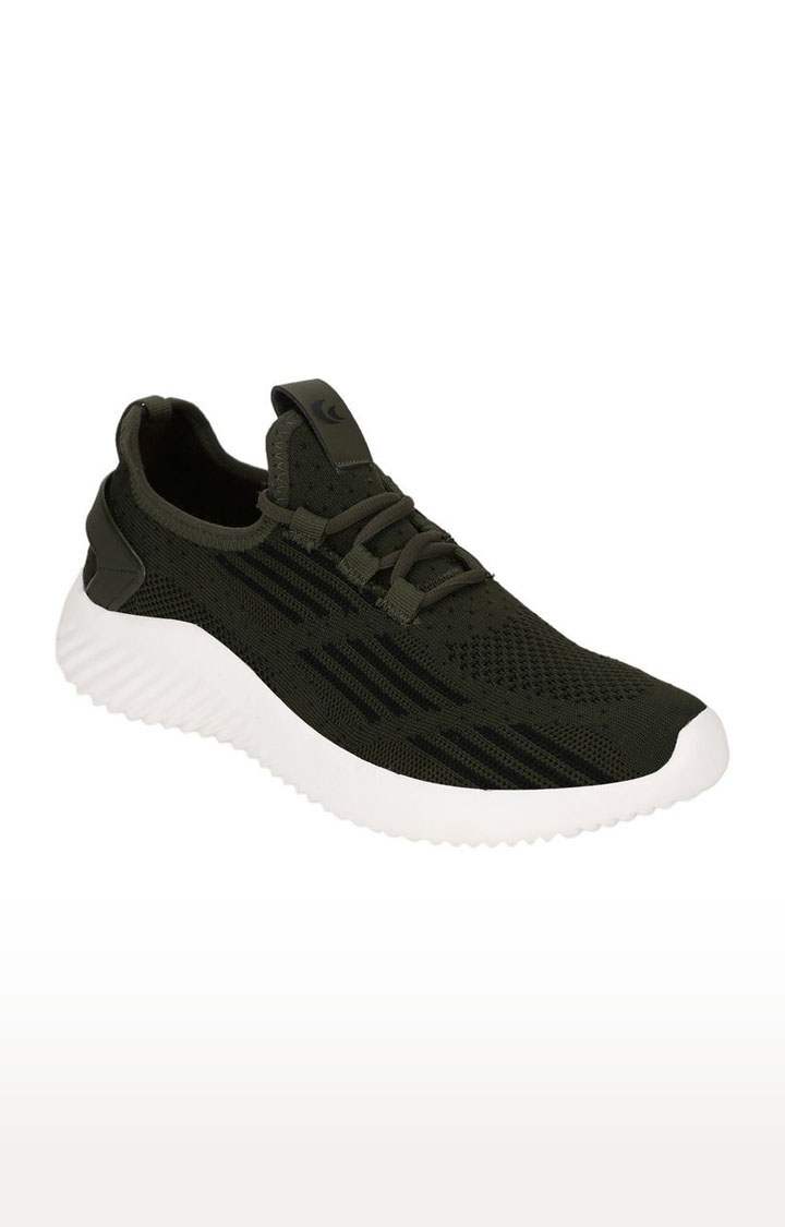 Men's Green Mesh Running Shoes