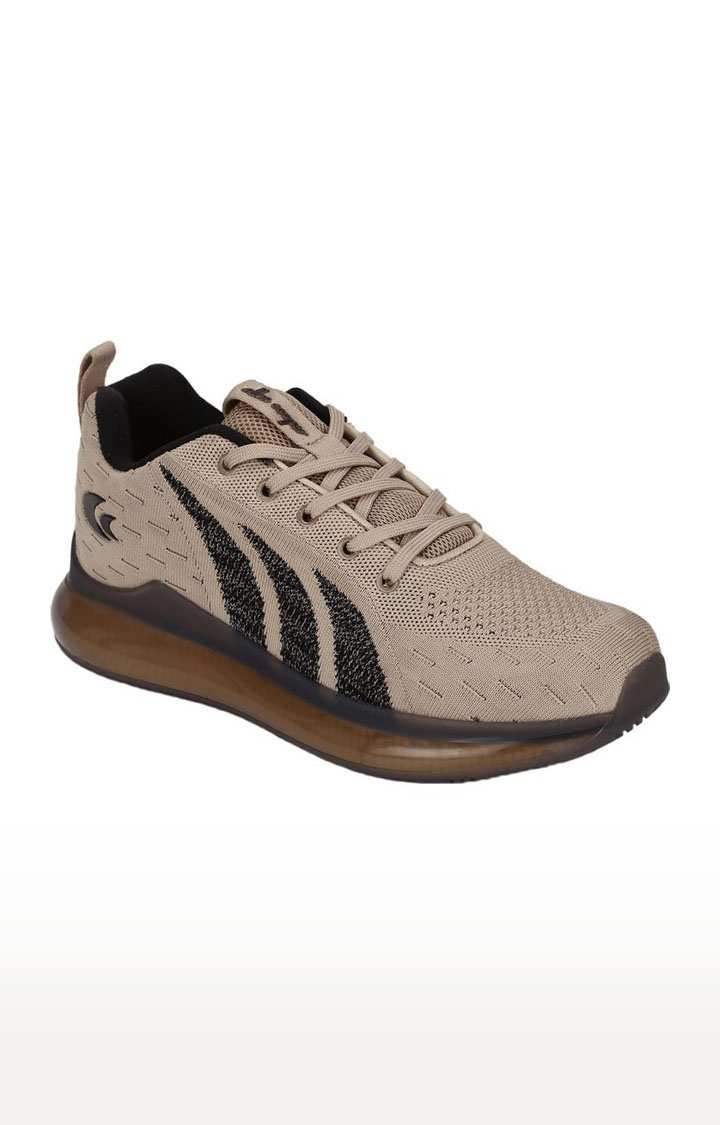 Men s Beige Mesh Running Shoes