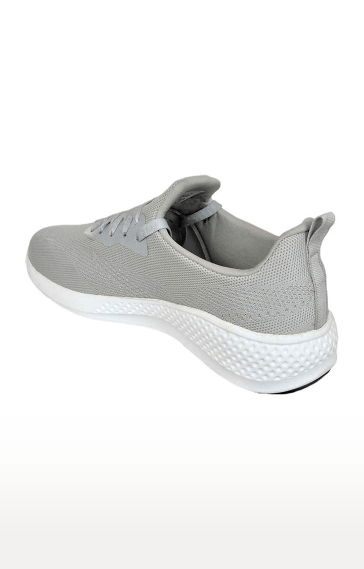 Allen Cooper | Men's Grey Mesh Running Shoes 1