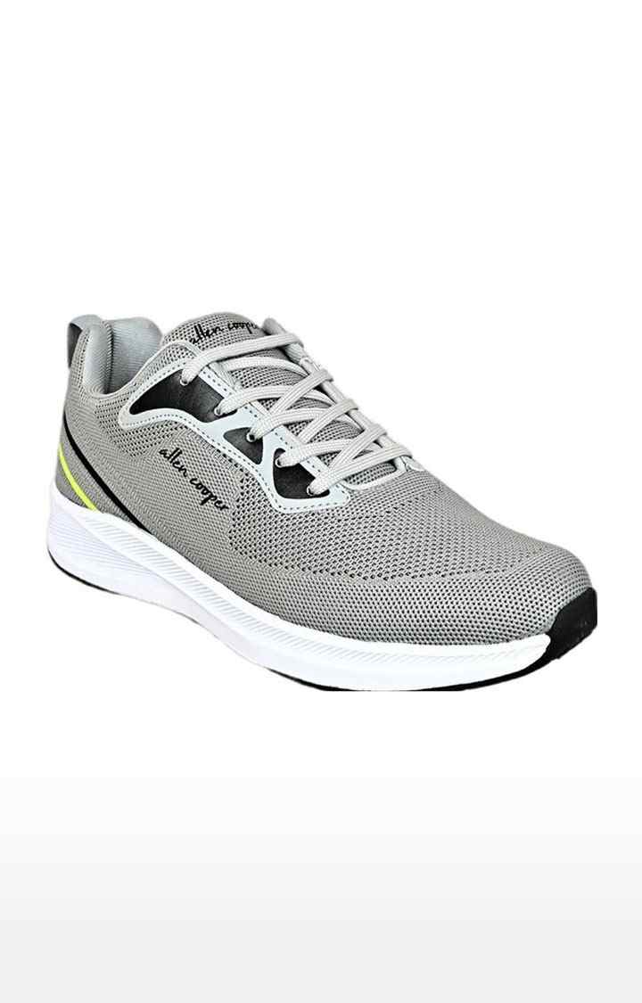 Men's Grey Mesh Running Shoes