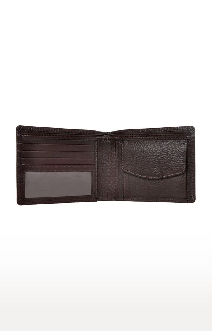 Allen Cooper | Allen Cooper Brown Leather Wallets For Men 1