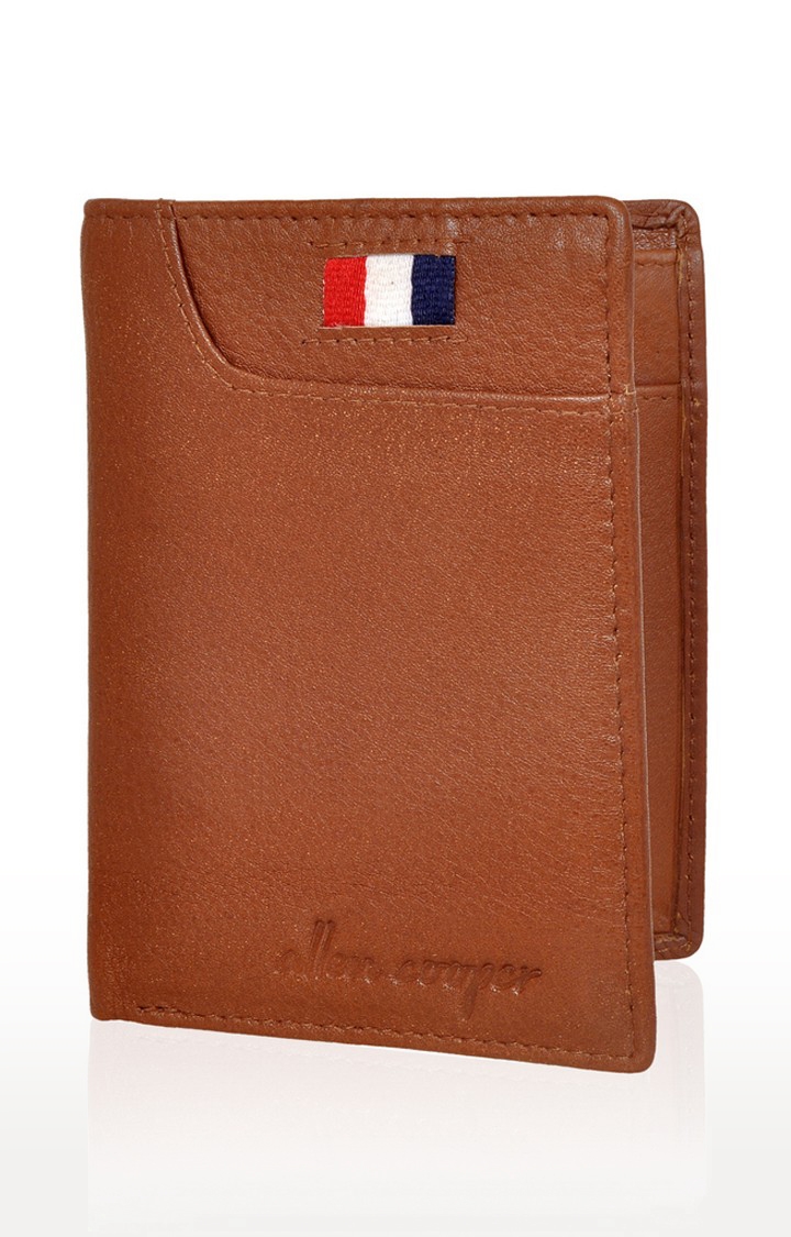 Allen Cooper | Allen Cooper Brown Leather Wallets For Men 0