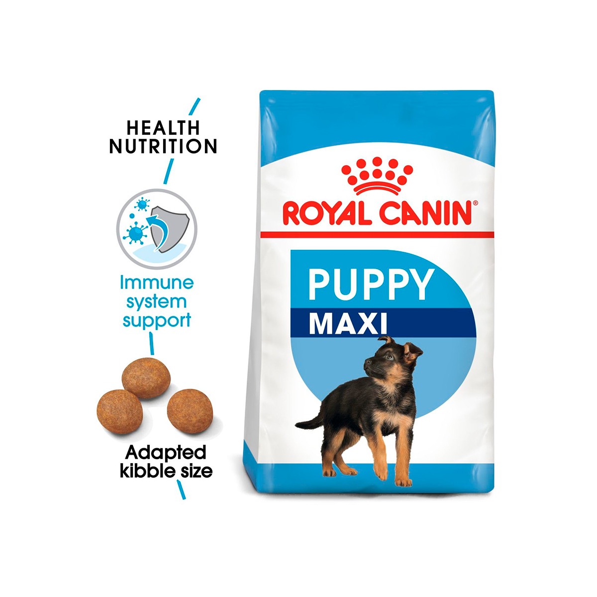 Royal Canin Maxi Puppy Dry Dog Food with Free Gravy Pack