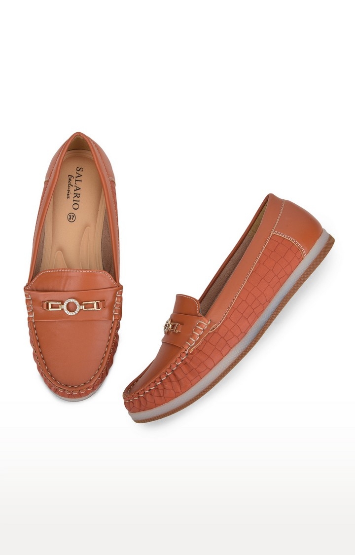 SALARIO | Brown Slip On Loafers 3