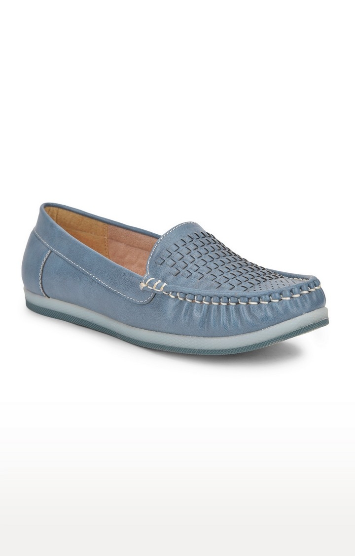SALARIO | Blue Slip On Loafers 0