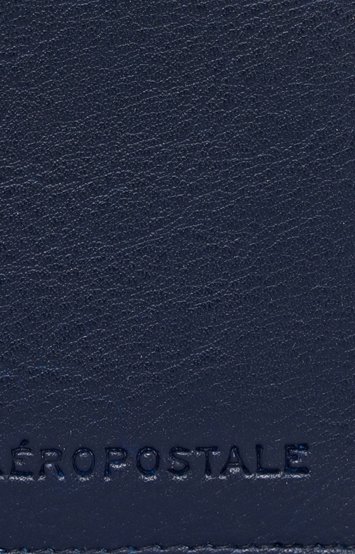 Aeropostale | Aeropostale Thomas Men's Wallet Slim Fit Vegan Leather (Blue) 5