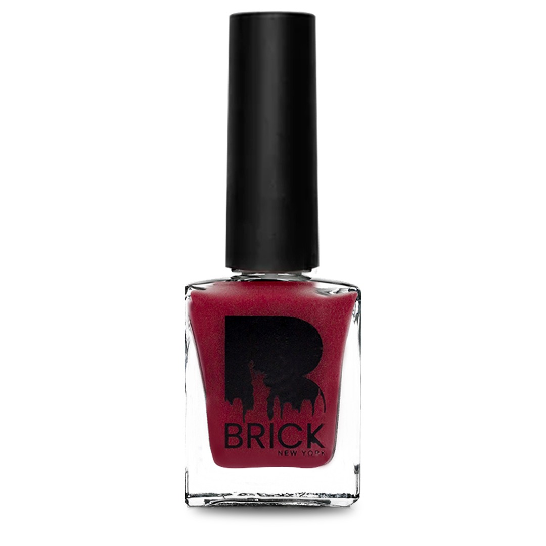 Brick New York Matte Nails Primitive Maroon 09