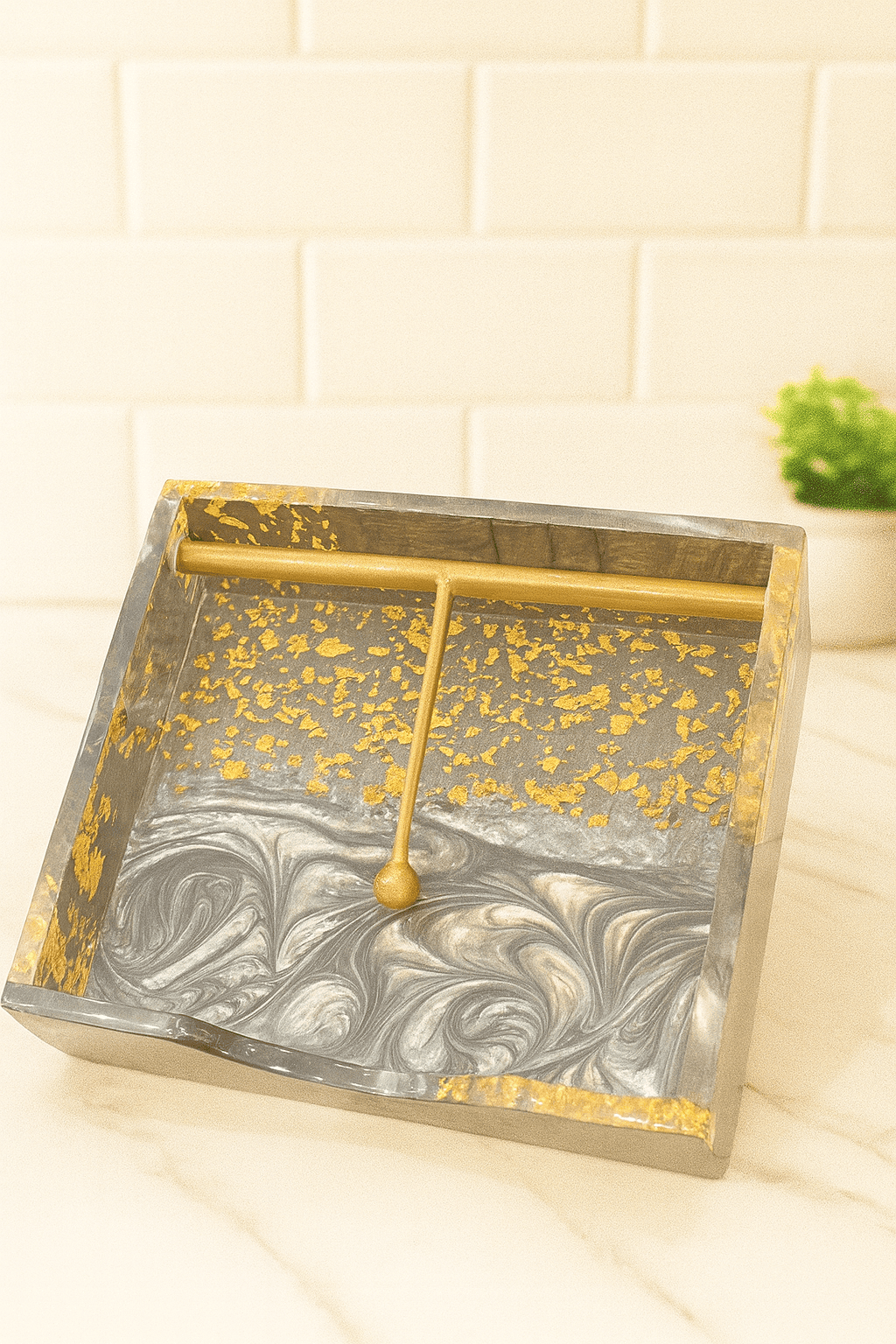Arham Household Napkin Holder Napkin Weight Leatherite